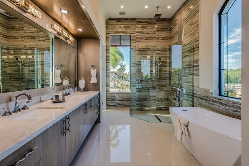 Wide Picture of Modern Bathroom